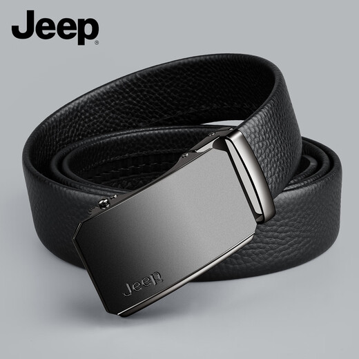 JEEP belt men's 2026 latest first-layer cowhide belt men's Valentine's Day birthday gift for boyfriend, husband and dad