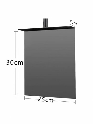 Faxinjian soft bag bedside universal lazy bracket base clip-free mobile phone tablet cantilever bracket metal bottom clip-free base black column inner diameter 12mm