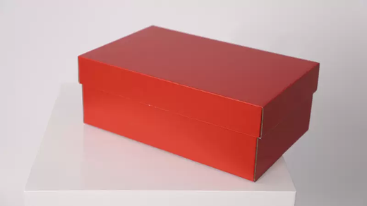 Yusenyi 10-piece kraft paper shoe box carton with upper and lower lids, colorful universal shoe box packaging wall storage box, red 10 pcs, red 10 pcs, 32x20x12cm, 32 pcs, 32x20x12cm