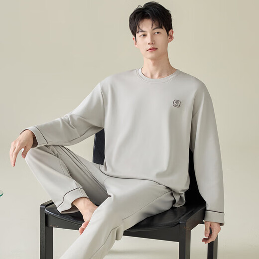 La primavera y otoño de algodón de algodón de Hailan Home Home de Hailan Home, nuevo modelo de cuatro estaciones de mangas de manga larga con mayor tamaño para ropa al aire libre YDY-11932 XL