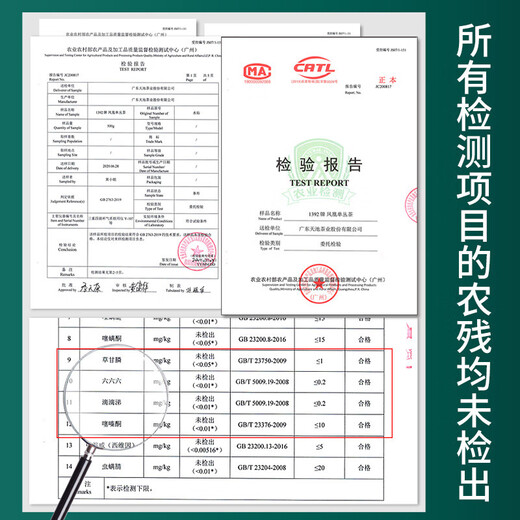 
Tianchi Tea Industry 1392 Lao Tung Eight Immortals Phoenix Single Cong Chaozhou Phoenix Single Cong Tea Gift Box Lao Tung Eight Immortals Gift Box 50g*2 cans