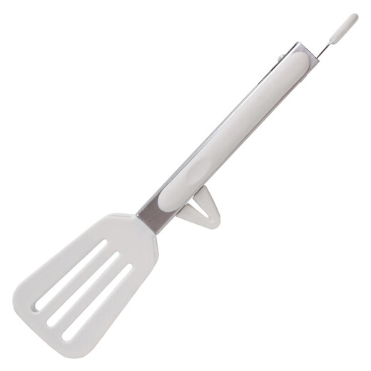 Kawashimaya Silicone Clip Food Clamp Kitchen High Temperature Resistant Anti-scalding Clamp Barbecue Tool Special Clamp for Stir-frying Steak With Stand/High Temperature Resistant Silicone Food Clamp-9 Inch Black