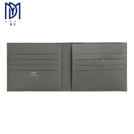HERMES men's new coin purse bi-fold wallet ID holder credit card holder compact passport holder style 1