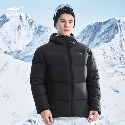 Hongxing Erke Down Jacket Men's Winter Alpine New Product Warm Loose Thick Jacket Hooded Three-Proof Technology Commuting Casual Top