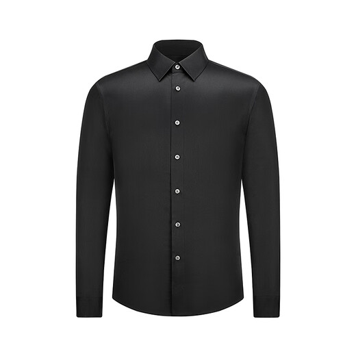 Youngor 200-count satin no-iron shirt black satin VLDP119699AJY 41(175/96Y)