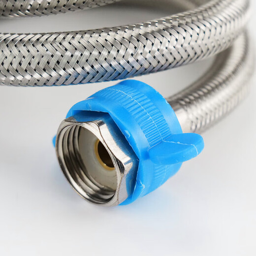 Hasdick 304 stainless steel braided pipe metal connecting water pipe 4 minutes 2m (with wrench) HK-5114