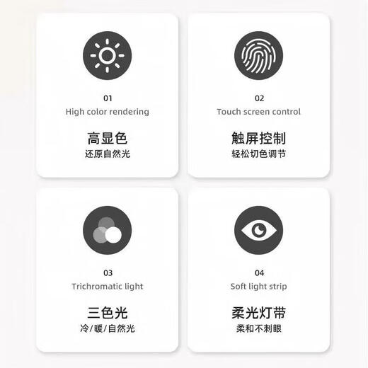 【温柠同款】云朵化妆镜子带灯台式桌面穿衣镜梳妆镜轻奢LED高级智能镜主卧梳妆台镜子 送女生礼物 LED智能云朵镜 白色插电款三色调光 特大号