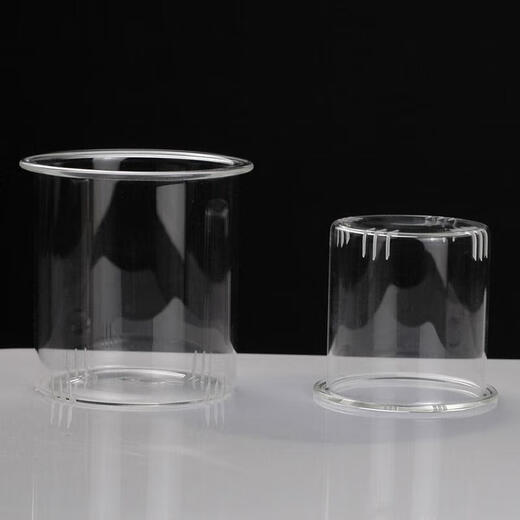 
Enshousu glass tea leak glass lid inner liner teapot accessories can be fitted with pot lid cup lid gland filter tea leak PJ-11975 steaming and cooking integrated tea steaming part