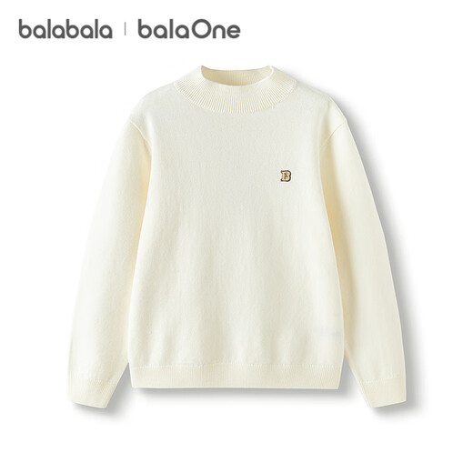 Balabala children's clothing children's sweaters boys and girls pullover sweaters 2025 winter wear inner bottoming shirt trendy 209425103102