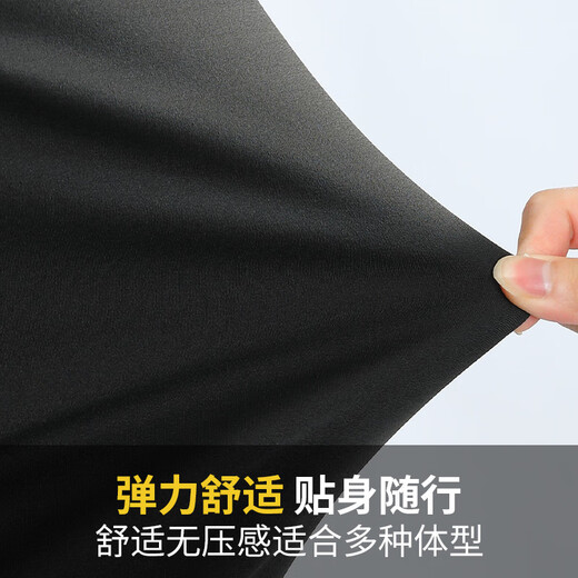 KAFANLIN sports quick-drying long-sleeved men's autumn and winter velvet warm running T-shirt half-zip top outdoor cycling training sports T-shirt black quick-drying_loose M