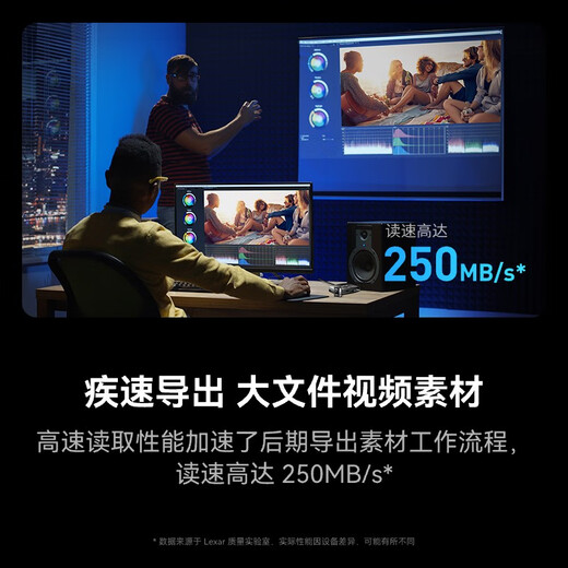 雷克沙（Lexar）128GB SD存储卡 U3 V60 4K数码相机内存卡 读250MB/s 写120MB/s 双排金手指（1667x Pro）