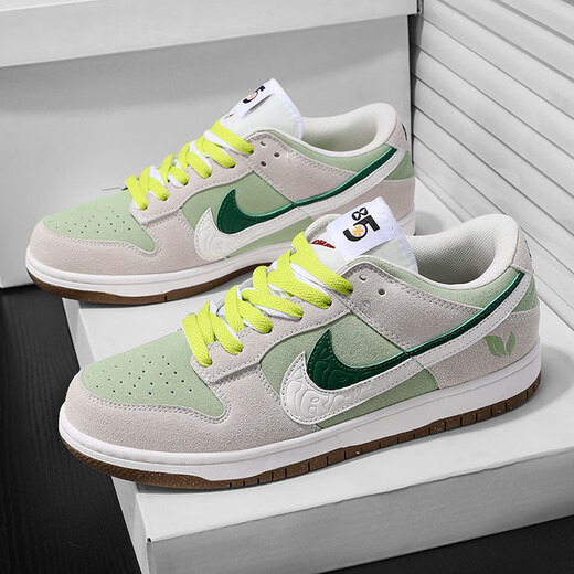 AJ New Herrenschuhe Dunk Low Top Autumn Sports Schuhe Casual Board Schuhe Studenten Männer und Frauen Fashion Schuhe Trendy Paare 1699 All White 36