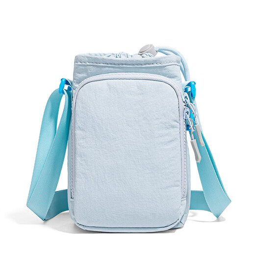 Light blue mobile phone bag, male and female student water bottle bag, outdoor sports portable crossbody bag, travel water cup, shoulder bag, small bag, light blue
