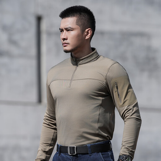 Longya Zhang Yi's same model, the second generation Longya Defender lightweight stand-up collar fleece sweater warm outdoor tactical jacket crocodile color M 175/96A 133-156Jin Jin is equal to 0.5 kg
