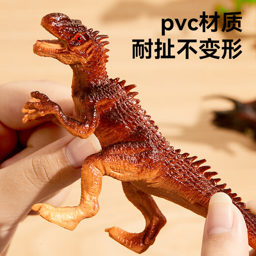 狂野骑士儿童恐龙玩具男孩益智仿真动物侏罗纪1-3-6-8岁新款宝宝生日礼物
