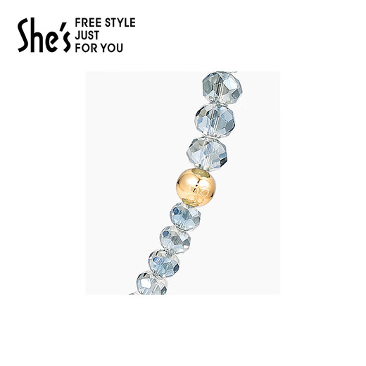 She s Akiko Monet impression light luxury craft crystal romantic sparkling hair hoop hair clip hair headband hair accessories birthday gift blue C0