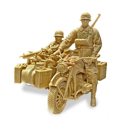 3G模型 爱德美 13556 1/35 一号装甲车B型附KS750摩托车