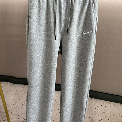 NBA VIBE autumn and winter new embroidered sports trousers casual sports pants for men and women flat loose straight spring and autumn sweatpants trend Nike-spring and autumn black black line embroidery 2XL Nike-2XL