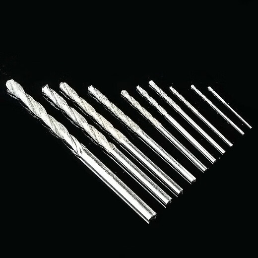 Hasdick emery twist drill bit jade jade glass beeswax punching needle grinding ceramic drill bit 1.5mm 10 pieces
