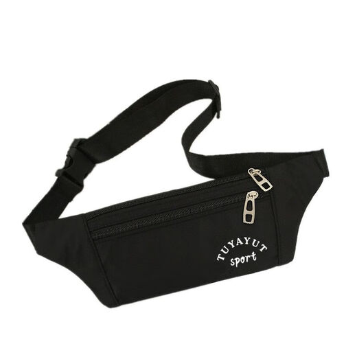 Deer Color Large Oxford Cloth Shoulder Diagonal Mobile Phone Bag Three-layer Zipper Halter Neck Arm Bag Women's Vertical Printed Mobile Phone Bag Y Waist Bag-1801 Purple