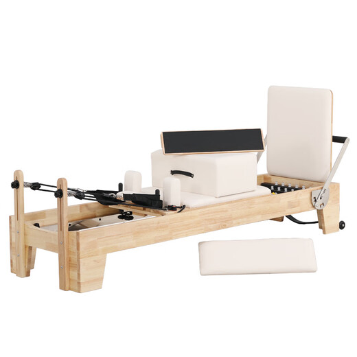 LULULEMENG-YOGA Yoga Yoga Pilates five-piece complete set Catic ladder bucket stable chair equipment equipment elevated core training imported oak Australian model upgraded five-piece set white