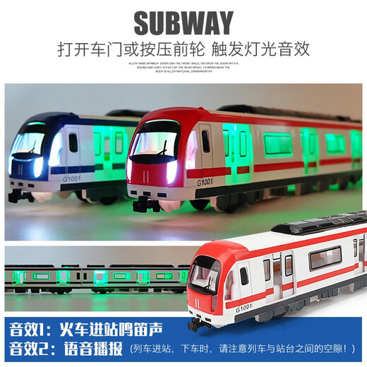 Kavi (KIV) Legierung 1/87 Simulierte städtische U-Bahn-Leichtbahn-Zug-Zug-Zugspielzeugspielzeug-Spielzeugauto High-Speed-Zug-Modell Red Single Section Geschenkbox