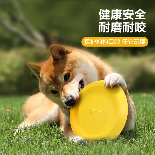 Cute Star Pet Dog Frisbee Bite-Resistant Dog Training Soft Flying Saucer Border Shepherd Golden Retriever Labrador Large Medium Small Pet Toy