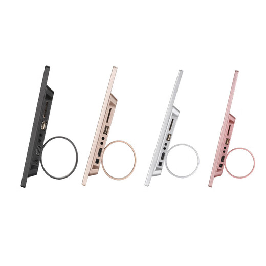 Metall schmale Kante 12-13-15 Zoll 17-Zoll-Smart-Fotorahmen-Werbemaschine hochauflösendes elektronisches Fotoalbum-Präsentationsregal 12-Zoll-Kartenfrei