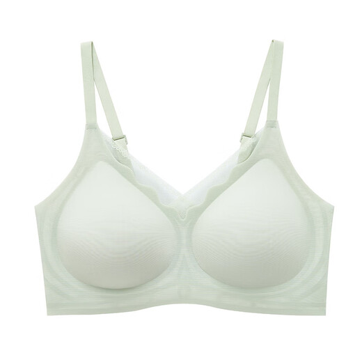 乳胶内衣女无痕裸感透气薄款文胸果冻条洞洞杯无钢圈蜂巢杯胸罩 肤色 M