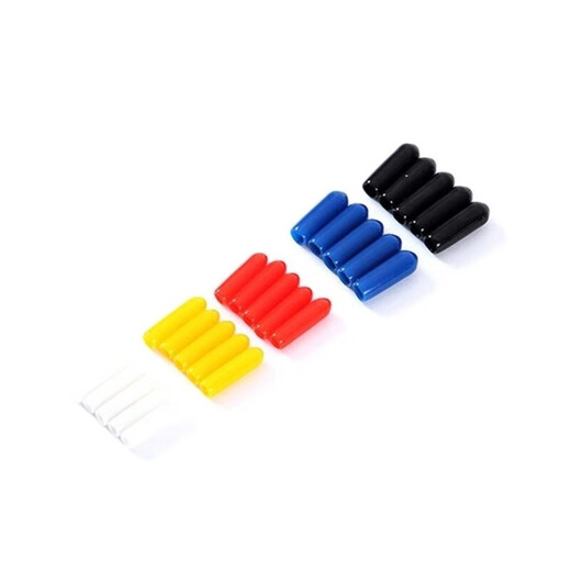 Bun Peng pressure wire cap, wire and cable spare core seal, cable head dustproof protection, thread protection sleeve, wire core insulation, core cap, red 1.5 square meters, 500 pcs-pack