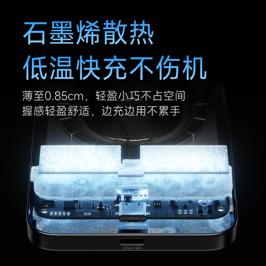 Sharge new 3C certification Magsafe magnetic power bank ultra-thin suitable for Apple 17 iPhone 16 mobile power supply 15W wireless fast charging outdoor portable can be used on airplanes and high-speed trains