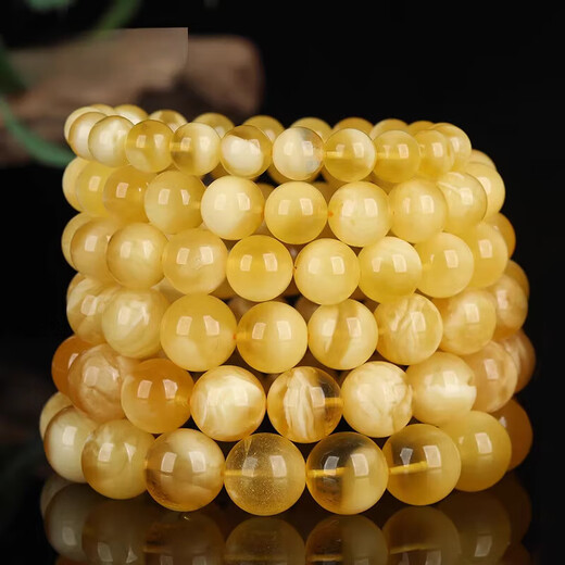 DL 1998 Guaranteed Beeswax Bracelet Unbaked Gold Twisted Honey Russian Demon Flower White Nectar Chicken Oil Yellow 10.5-11mm