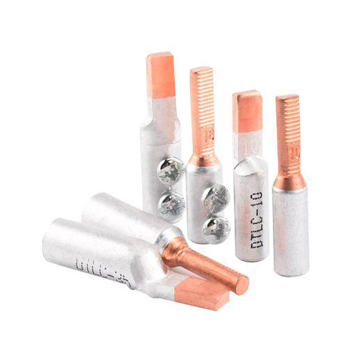 Zejie C45 air-opening circuit breaker electric meter special copper-aluminum connector transition connection aluminum wire nose pin terminal block air-opening copper-aluminum pin crimping model DTLC-10 No Specifications