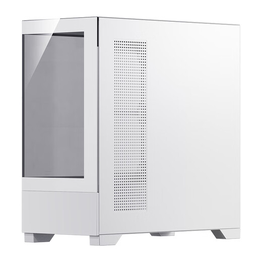 爱国者（aigo）W60 白色 游戏电脑台式主机箱 支持360水冷 M-ATX主板/四面快拆/270°海景房/支持4090显卡