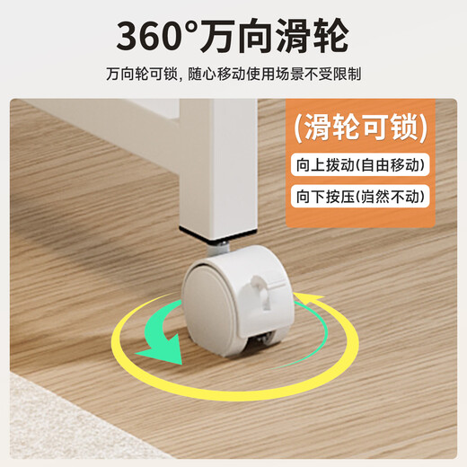 Zhaishida computer desk folding table home desk office desk movable bedside table study table gaming table DNZ-20 integrated folding storage 100*50cm