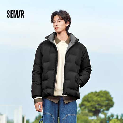 Semir down jacket men's seamless taped three-proof jacket winter warm stand-up collar top solid color simple 101724113104