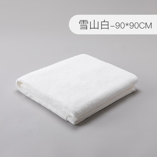 Liangliang baby bath towel, toddler bath towel, thickened newborn baby towel, cherry blossom pink 90x90cm