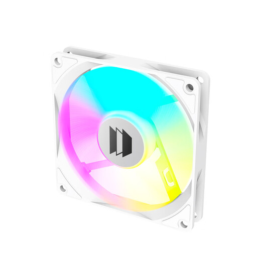 
UPSIREN UL-9215 9215W chassis fan 4pin PWM ARGB divine light synchronization 2700 speed 9cm temperature control mute 15mm thickness thin fan desktop computer 9215 white ARGB
