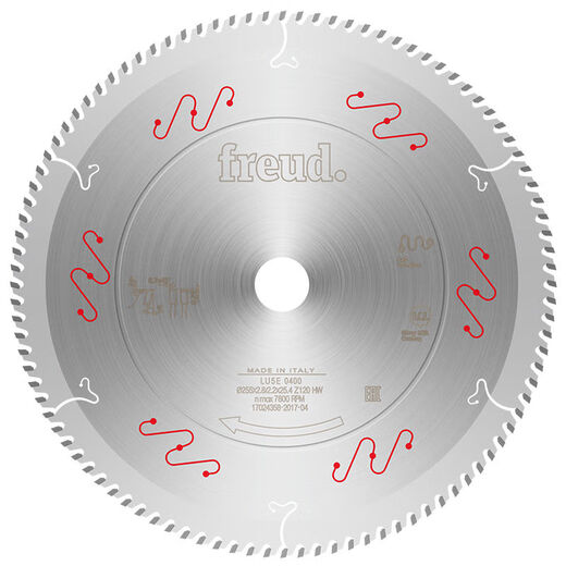 Sharp aluminum saw blade for cutting aluminum alloy saw blade 120 teeth 255 cutting machine saw blade for cutting metal and cutting aluminum 400*120T*3 points 5*32LU5B23001