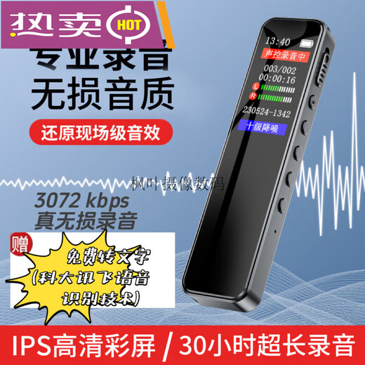 
Pen portable professional high-definition noise reduction student class lawyer special convertible text for super long standby pen bare metal Other_other_official standard configuration