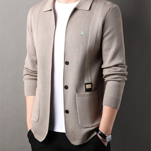 Mengtejiao Strick-Pullover-Strickjacke für Herren-Strickjacke Herbst und Winter neuer Herrenjacke Top Trend Black M 165 Vorschläge (90-110jin [Jin gleich 0,5 kg])