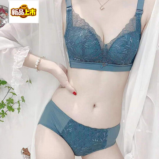 MIDNITE STAR adjustable underwear set, push-up, comfortable, auxiliary breasts, anti-sagging, non-magnetic, non-wireless, push-up bra, caramel set (underwear + underwear) 90A 40