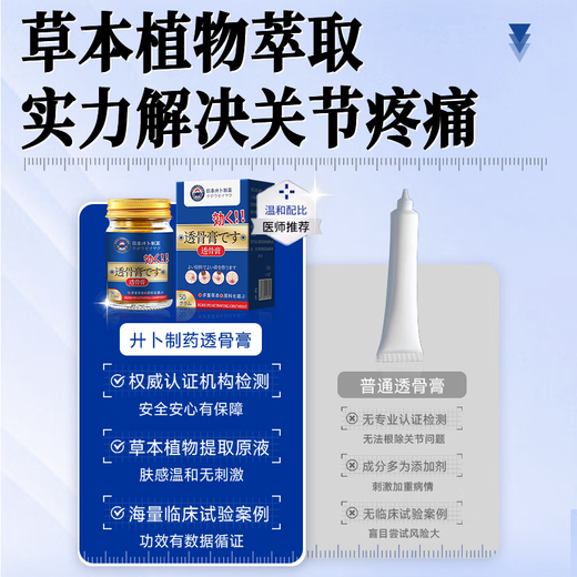 Jibu Pharmaceutical Tougu Cream Cervical and Lumbar Rheumatoid Joint Relief and Pain Relief Shoulder and Neck Muscle Soreness and Knee Pain 50g