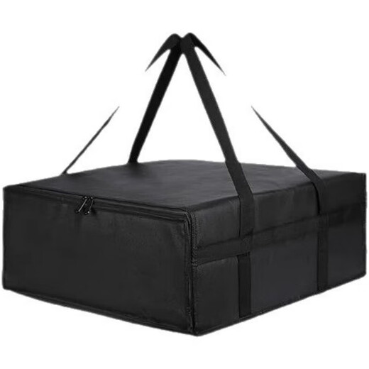 Insulated box take-out meal delivery bag pizza insulated bag outdoor picnic insulated pizza bag portable ice bag insulated box red 50*50*35.5cm