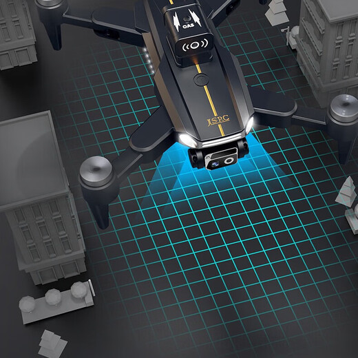 Nouvelle photographie aérienne Aircraft télécommandé avec écran télécommandé Holver Évitement Évitement du drone Drone Photographie aérienne Photographie de haute définition professionnelle sans pinceau avion à distance non contrôlée Aircraft de gamme JS26 Black + Brushless Motor + Optical Flow and Electric Regulation + (deuxième version électrique)
