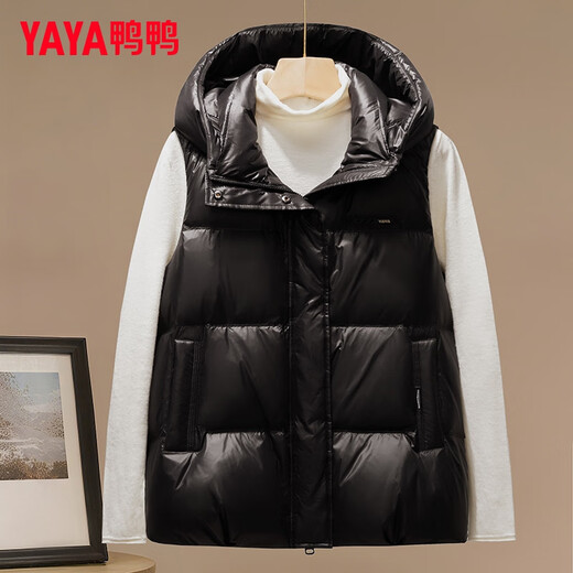 YAYA (YAYA) Down Vest Women's Outerwear Autumn and Winter New Couple Men's and Women's Same Style Hooded Vest Vest Down Jacket Parent-Child Jacket
