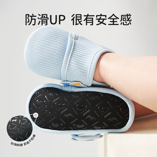 OUYUN baby floor socks autumn and winter children's socks floor shoes and socks non-slip boys and girls socks Ka Xiaoxiong 1 pair