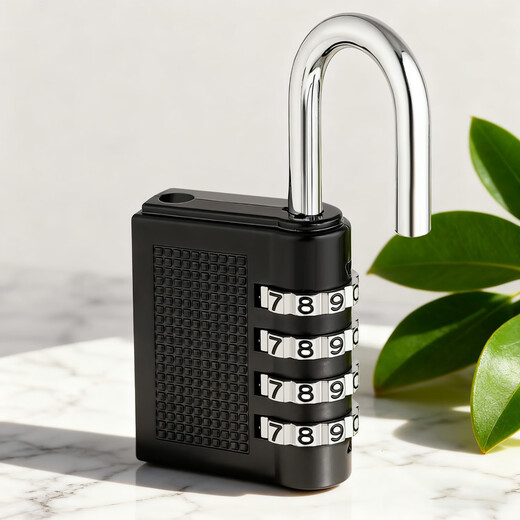 AUBURN large password lock padlock indoor and outdoor door lock password padlock warehouse door lock metal lock 304A black