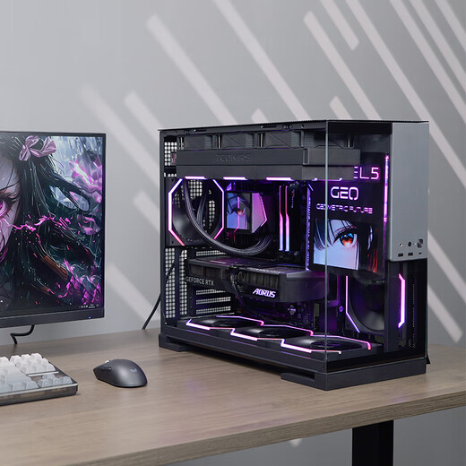 GIGABYTE AMD Ryzen R7 9800X3D/5080/5070Ti/9070XT/5070 4K/2K e-sports host Delta fully assembled computer game interest-free DIY desktop with seven 9800X3D丨RTX5070Ti