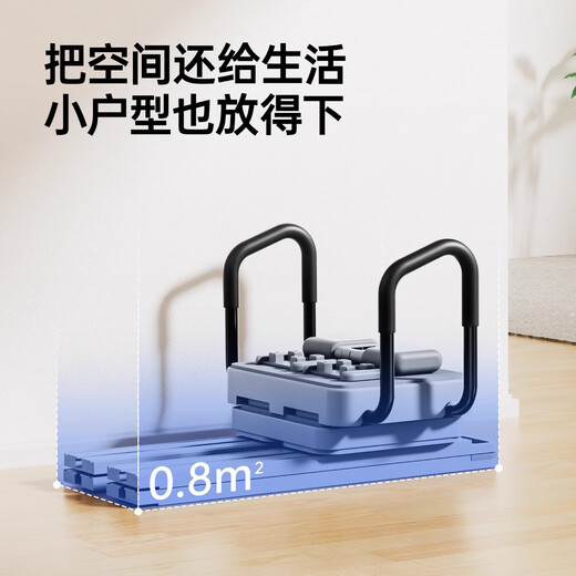 UMAY Pilates Core Bed Small Yoga Bed Multi-Functional Home Flexible Body Machine Abdominal Exercise and Fitness Artifact Gray Pilates Core Bed-3-Step Second Fold/Floor Training/Silent Roller